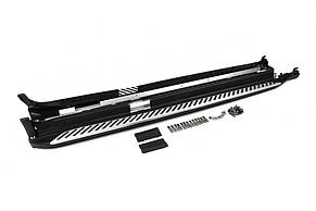 Бокові пороги OEM (2 шт) для бмв X4 G02 2018- рр, фото 4