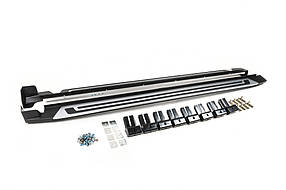 Бокові пороги для ОЕМ All Space (2 шт. алюм) для Volkswagen Tiguan 2016-2023 рр