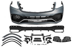 Комплект обвісів з заднім дифузором AMG V1 (GLS63) для мерседес GL/GLS сlass X166