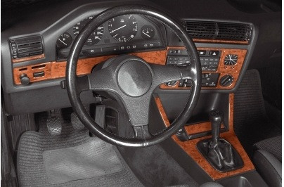Накладки на панель Темне дерево для бмв 3 серія E-30 1982-1994 рр