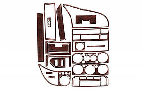 Накладки на панель Темне дерево для бмв 3 серія E-36 1990-2000 рр