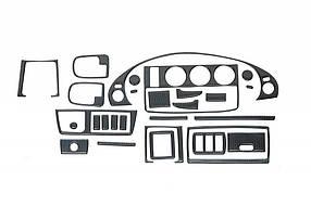 Накладки на панель (COMPACT 1994-2000) Карбон Плюс для бмв 3 серія E-36 рр