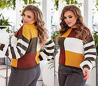 Вязаный женский свитер 032 в разных расцветках