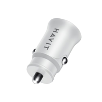 Автомобільний зарядний пристрій Havit HV-CC2022 USB+Type-C 20W білий, фото 5
