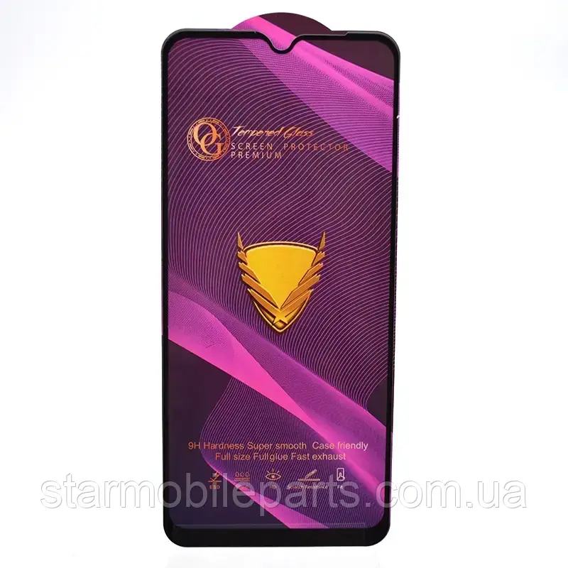 Захисне скло Xiaomi Redmi 9i Sport проклеювання по всій поверхні, чорне