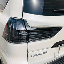 Задня оптика 2016-2025 (Superior Black 2 шт) для Lexus LX570/450d, фото 3