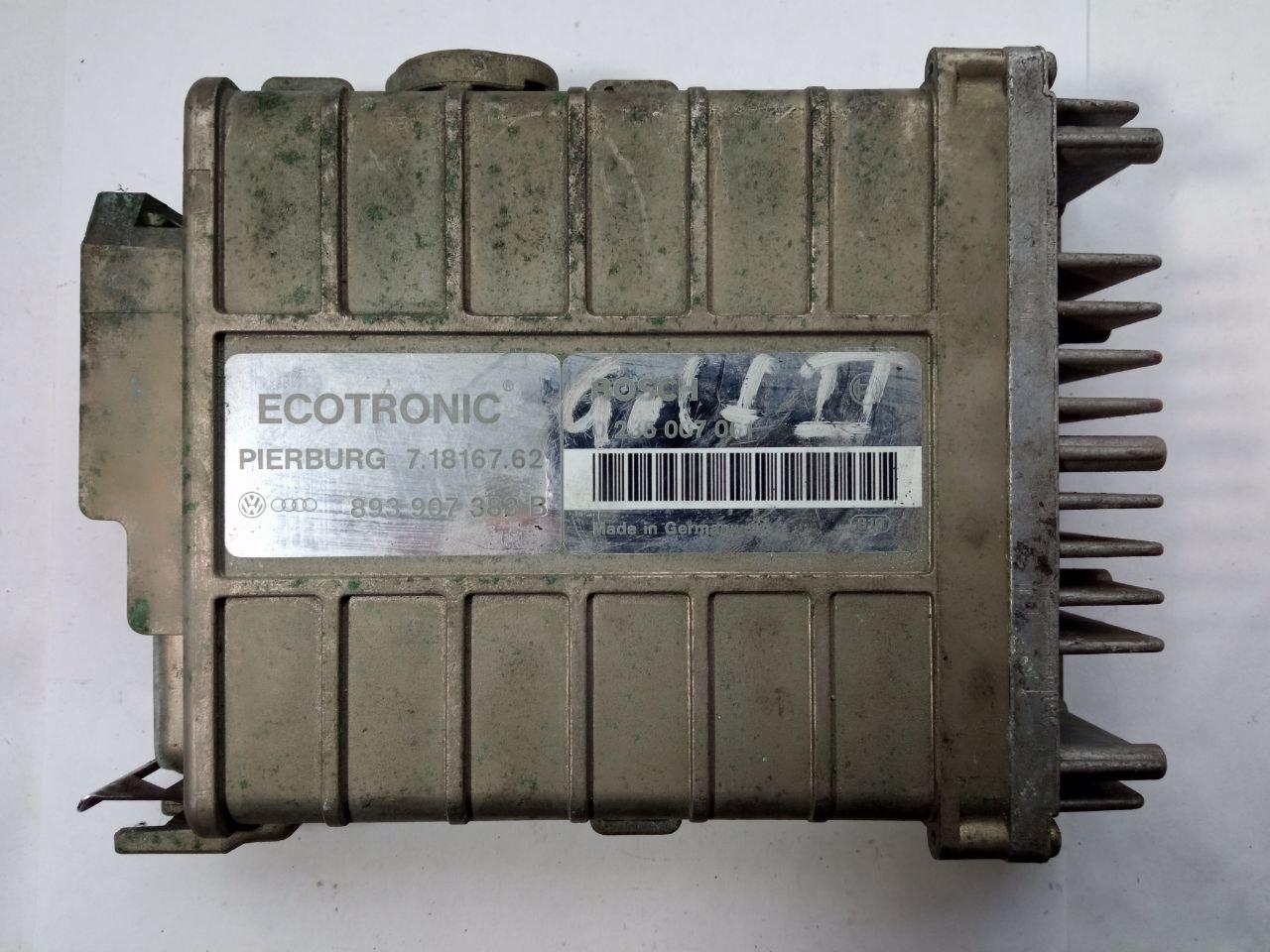 Електронний блок керування Audi / Volkswagen Golf 2 Bosch 0 285 007 061 / 893 907 383 B