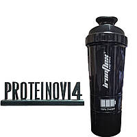 Шейкер для спортивного харчування чорний IronFlex Spider smart Bottle 500ml + 2 контейнери