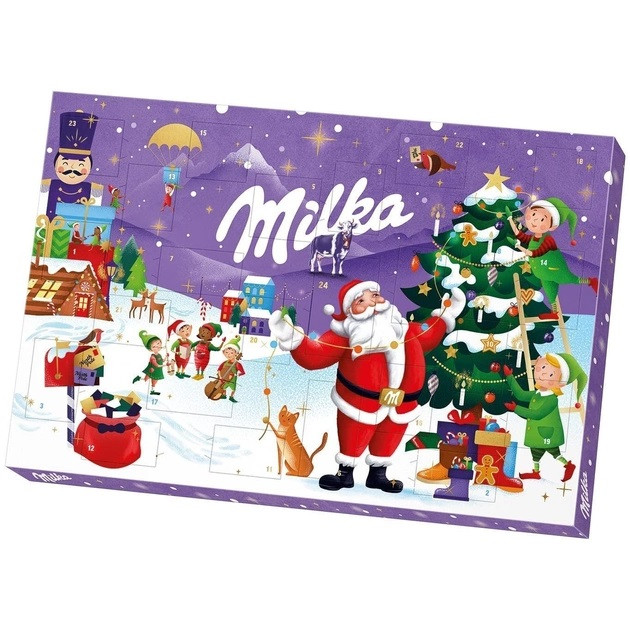Календарь шоколадный Adwent Milka 200 г Німеччина - фото 1 - id-p2036727943