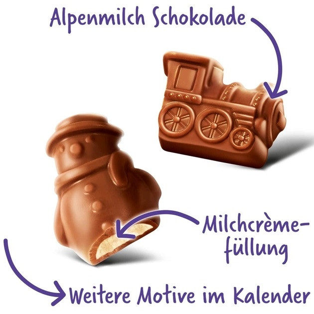Календарь шоколадный Adwent Milka 200 г Німеччина - фото 2 - id-p2036727943