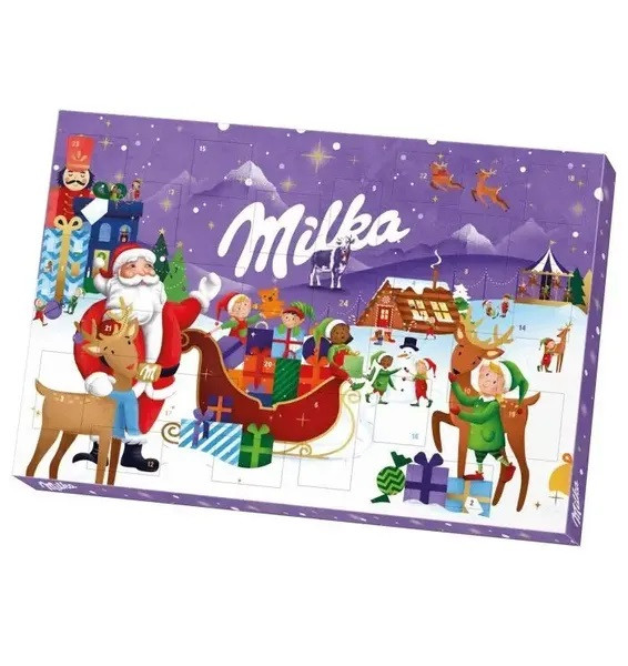 Календарь шоколадный Adwent Milka 200 г Німеччина - фото 3 - id-p2036727943