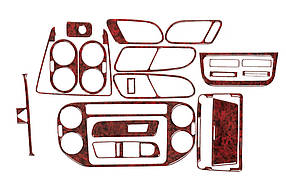 Накладки на панель (2011-2015) Дерево для Volkswagen Tiguan рр