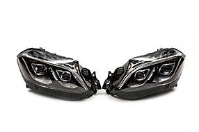 Передні фари Європа для GLS (2 шт. Китай) для мерседес GL/GLS сlass X166