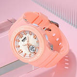 Чоловічий кварцовий цифровий годинник Skmei 2125PK Pink, фото 2