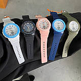 Чоловічий кварцовий цифровий годинник Skmei 2125PK Pink, фото 5