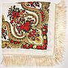 Хустка в народному стилі "Квіти Полісся" Молочна 616001, фото 3