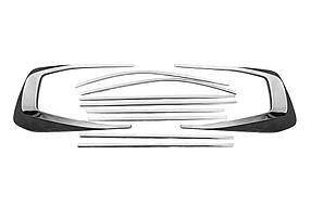 Повна окантовка вікон дизайн LC300 (нерж) для Toyota Land Cruiser 200