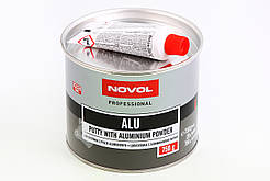 Шпатківниця з алюмінієвим пилом "Novol" Alu 0.75 кг + затверджувач 0.02 кг (1162)