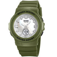 Мужские кварцевые цифровые часы Skmei 2125AG Army green