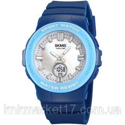 Чоловічий кварцовий цифровий годинник Skmei 2125BU Blue, фото 1