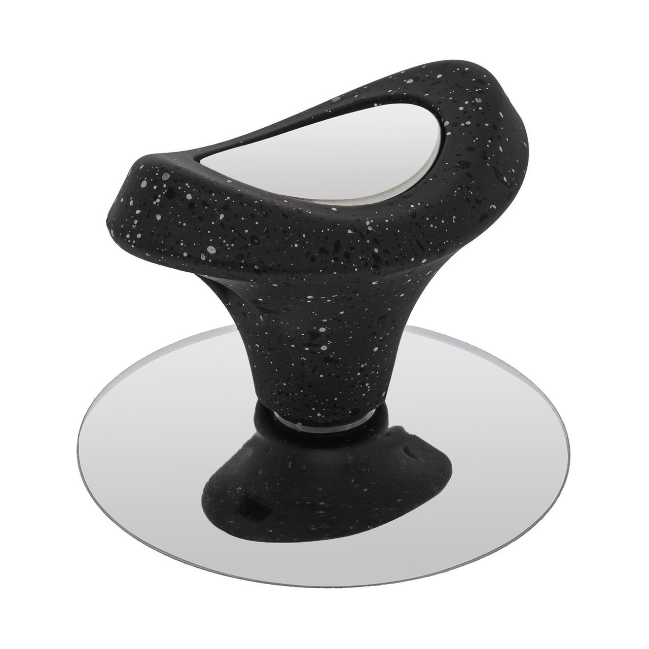 Ручка для кришки каструлі сковороди овальна керамічна із залізною вставкою, фото 1