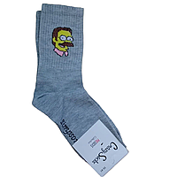 Модные молодежные носки с надписями женские "Krezy Socks" размер 35-41