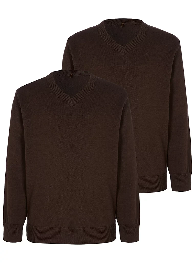 Джемпер однотонний коричневий George 98/104см, фото 1