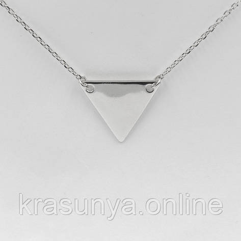 Серебрянное колье кл2/1005ш, фото 1
