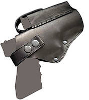 Кобура поясна Пеламе, з натуральної шкіри для GLOCK 17, чорна
