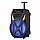 Переносна акумуляторна Акустична система MD13-12L 12'x1 40W з бездротовим мікрофоном і пультом., фото 4