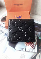 Чоловічий шкіряний гаманець Louis Vuitton black