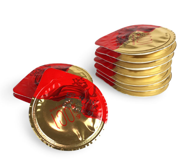 Презервативи OLO RedGold з ефектом, що продовжує (по 1 шт.), фото 1