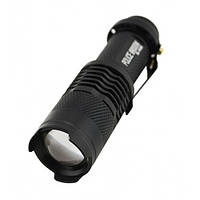 Новий ручний тактичний ліхтар POLICE BL 8468 Q5 50000W ліхтарик 300 Lumen чорного кольору