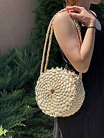 Сумка плетена відпочинкова ЕКО-виріб. Арт:D3335