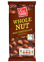 Шоколад Молочний Fin Carre Whole Nuts з Цілісним Лісовим Горіхом 100 г Німеччина
