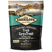 Сухий корм Carnilove Fresh Carp & Trout для дорослих собак всіх порід, риба, 1,5 кг