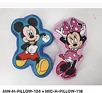 Подушка 3D Disney 36*6см оптом MIN-H-PILLOW-124+MIC-H-PILLOW-118