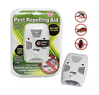 Электронный отпугиватель грызунов и насекомых Pest Repelling Aid, электромагнитный отпугиватель насекомых