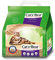 Наполнитель Cat s Best Smart Pellets для кошачьего туалета, древесный, 10л/5кг