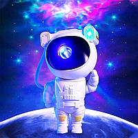 Светильник космонавт, Проектор звездного неба астронавт, Галактический ночник с пультом и таймером, SLK