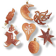 Новорічні іграшки на ялинку набір Пряників, фото 4