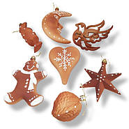 Новорічні іграшки на ялинку набір Пряників, фото 2