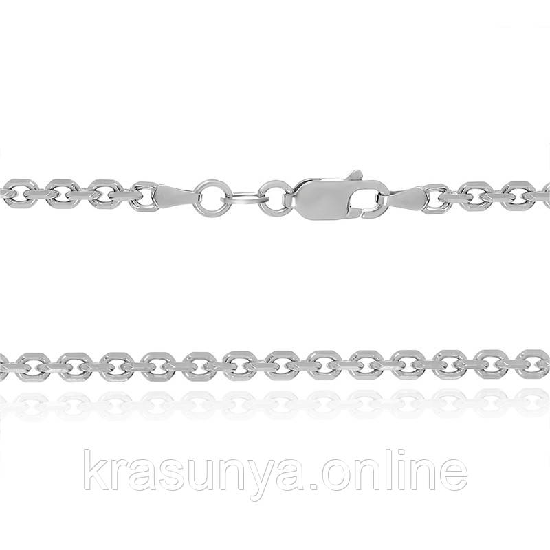 Сербряная ланцюг родированная - 855Р 5/50
