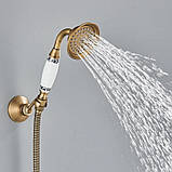 Змішувач для душу прихованого монтажу FUTURA 456-7 Бронза, фото 3