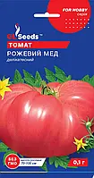 Томат Розовый Мед сорт сочный крупноплодный деликатесный нежный сладкий ароматный, упаковка 0,1 г