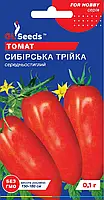 Томат Сибирская Тройка сорт высокопродуктивный среднеспелый сладкий ароматный, упаковка 0,1 г