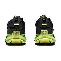 Чоловічі кросівки Reebok Zig Kinetica Edge чорно-зелені термо кросівки в темряві світяться водовідштовхувальні, фото 4