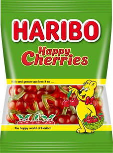 Цукерки желейні Haribo Happy Cherries (Вишні), 175 г, Німеччина, Харібо цукерки жувальні мармеладні