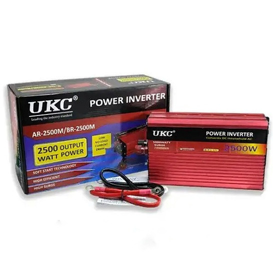 Перетворювач напруги UKC 2500W, AC/DC, інвертор 24V-220V