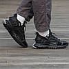 Чоловічі кросівки Reebok Zig Kinetica Edge Fit All Black Рибук Кінетика чорні кросівки водовідштовхувальні, фото 8